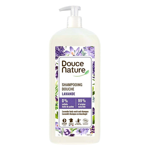 Douce Nature French Organic Lavender 2 in 1 Body Wash & Shampoo