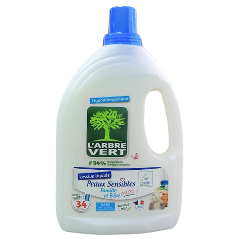L'Arbre Vert Hypoallergenic Laundry Detergent for the Baby & Family