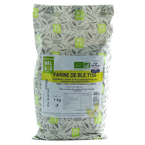 Melbio French Organic & Fair Trade Wheat Flour T150