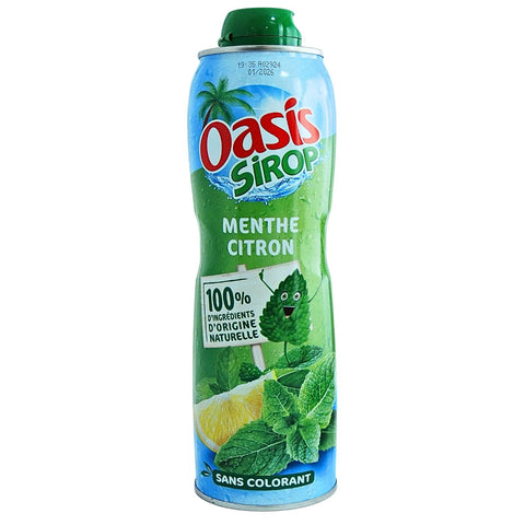 Oasis Sirop Natural Mint Lemon Syrup