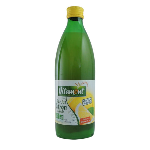 Vitamont Sicilian Organic Pure Lemon Juice 500ml