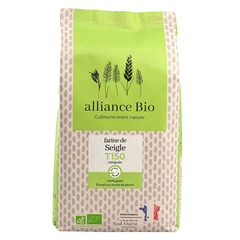 Alliance Bio French Organic Stone-Ground Wholegrain Rye Flour-1