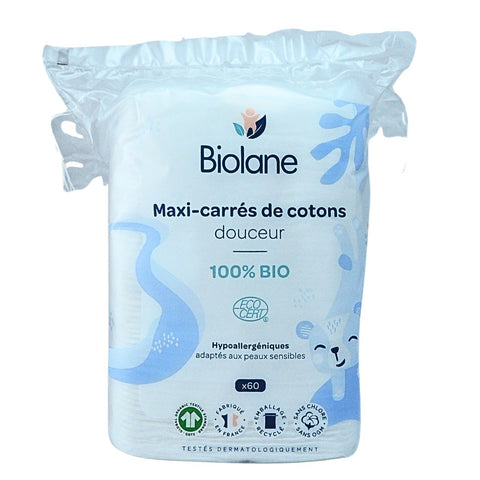 Biolane - 有機加厚嬰兒清潔棉