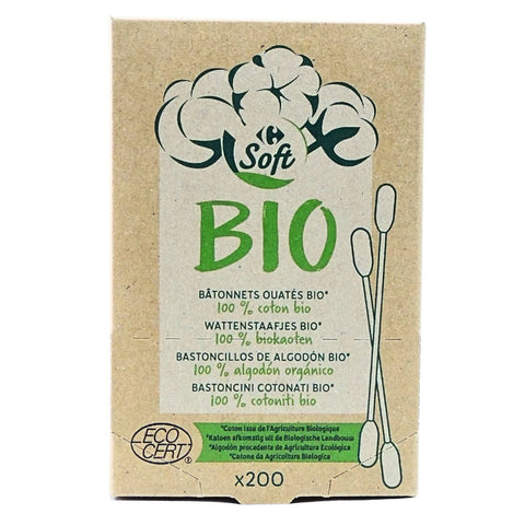 Carrefour Organic Cotton Swabs