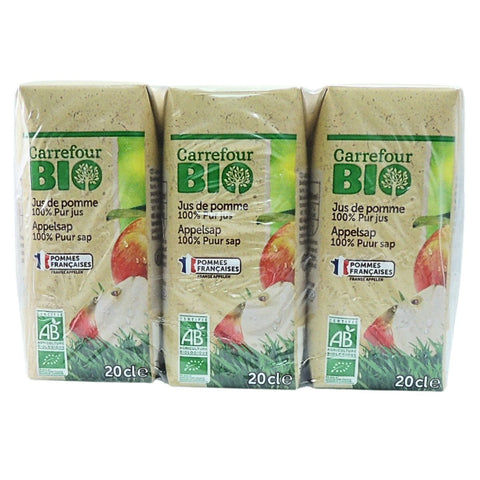 Carrefour Organic Pure Apple Juice from France