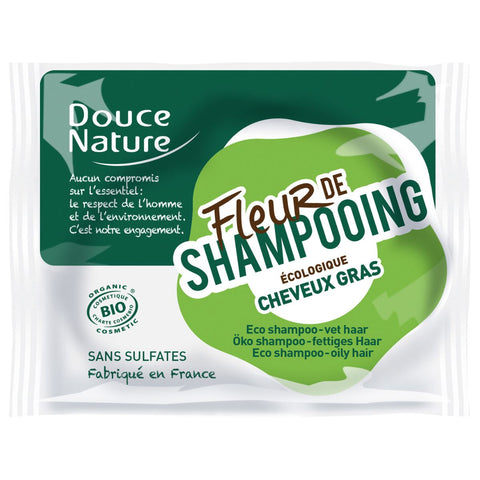 Douce Nature - French Eco-Friendly Natural & Organic Flower Shampoo – For Oily Hair