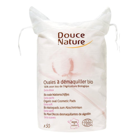 Douce Nature - Organic Oval Cosmetic Pads (50 pcs)