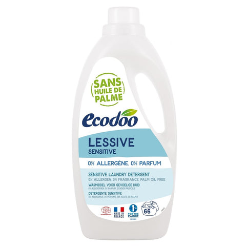 Ecodoo - French Natural & Eco-Friendly Hypoallergenic (Sensitive) Laundry Detergent (2L)