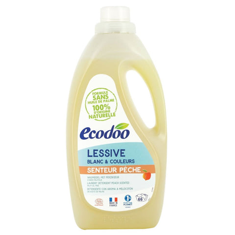 Ecodoo - French Natural & Eco-Friendly Laundry Detergent (Peach Scented) 