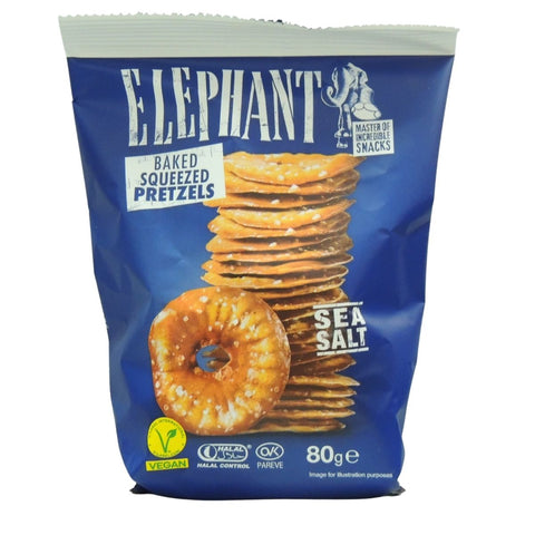 Elephant - Baked Squeezed Pretzels with Sea Salt