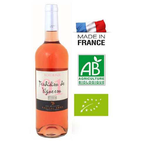 Elibio - French Organic Rosé Wine Bordeaux A.O.P.