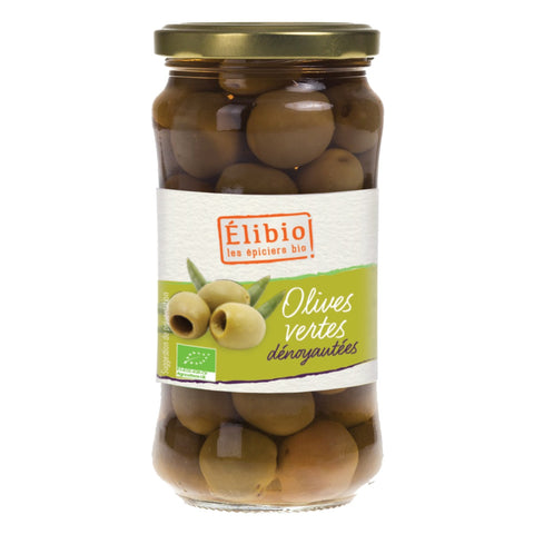 Elibio - Spanish Organic Pitted Green Olives