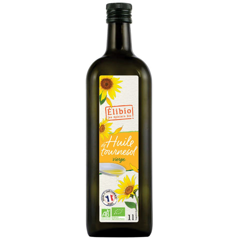 Elibio French Organic Cold Extracted Sunflower Oil