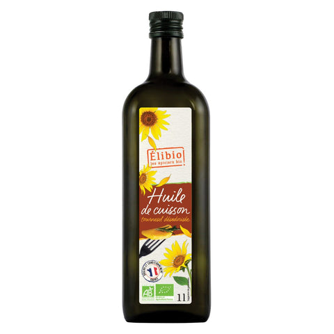 Elibio - French Organic High Oleic Sunflower Cooking Oil 