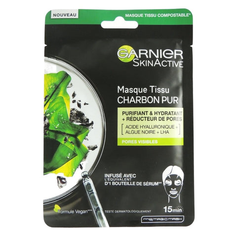 Garnier - Moisture Bomb Charcoal and Algae Hydrating Face Sheet Mask