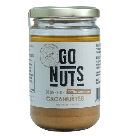 Go Nuts - Organic Extra Crunchy Peanut Butter from Lyon France