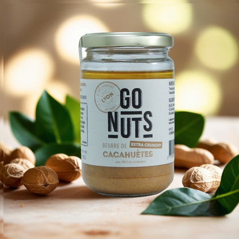 Go Nuts - Organic Extra Crunchy Peanut Butter from Lyon France