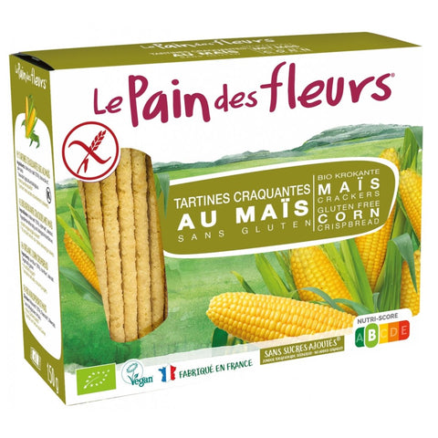 Le Pain des fleurs - Organic & Gluten-Free Corn Crispbread