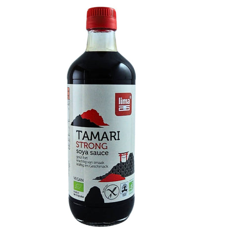 Lima Organic Gluten Free Tamari Strong Soya Sauce 
