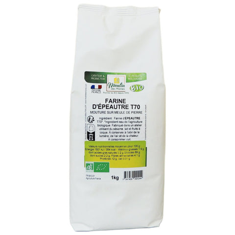 Moulin Des Moines - French Organic Spelt Flour T70