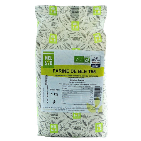 Melbio French Organic & Fair Trade Wheat Flour T55