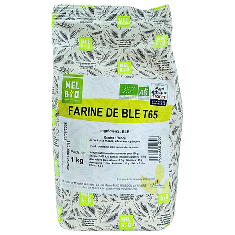 Melbio French Organic & Fair Trade Wheat Flour T65
