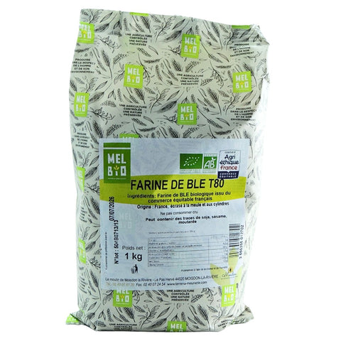 Melbio French Organic & Fair Trade Wheat Flour T80