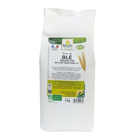 Moulin Des Moines French Organic & Fair Trade T65 Wheat Flour