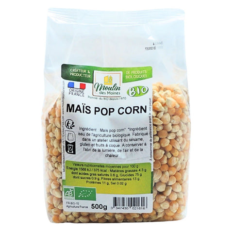 Moulin des Moines French Organic Popcorn Kernel