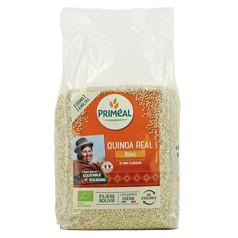 Primeal - Organic & Fair Trade White Real Quinoa (Royal Quinoa)