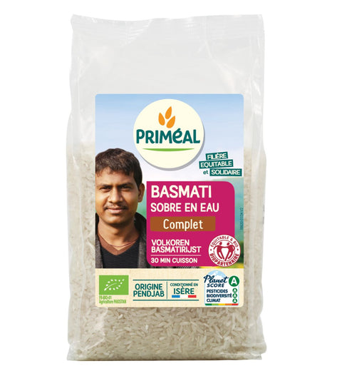 Primeal - Organic Whole Grain Basmati Rice (Brown Rice) - Traditional Variety