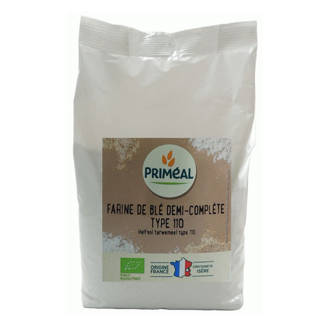 Primeal  French Organic Semi-Whole Wheat Flour T110