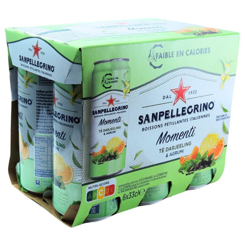 SANPELLEGRINO - Italian Sparkling Drink Darjeeling & Citrus 