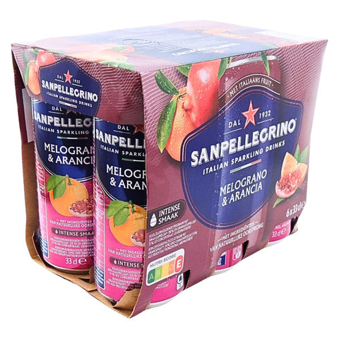 SANPELLEGRINO Italian Sparkling Drink Pomegranate & Orange