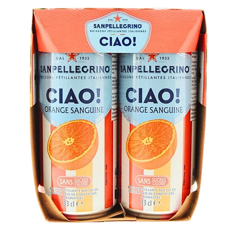 SANPELLEGRINO - 意大利氣泡飲品CIAO! 系列 – 血橙風味