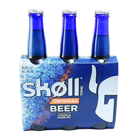 Skoll Tuborg Skøll Original Beer Flavored with Vodka and Citrus