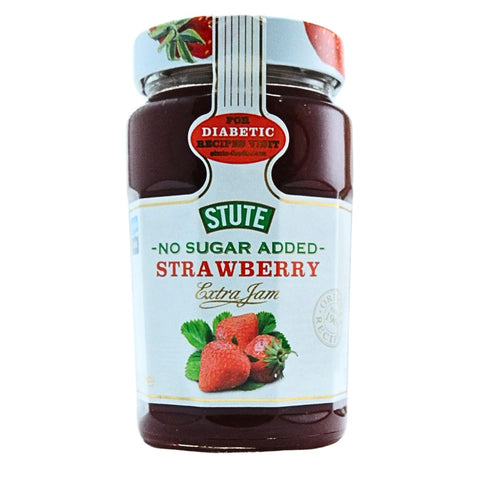 Stute Foods No Sugar Added Strawberry Extra Jam