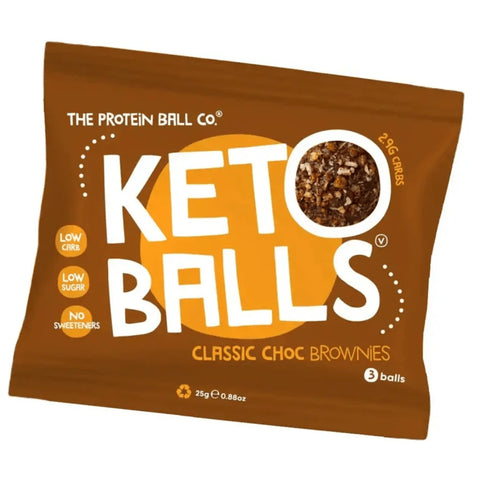 The Protein Ball Co - Keto Balls - Classic Choc Brownies