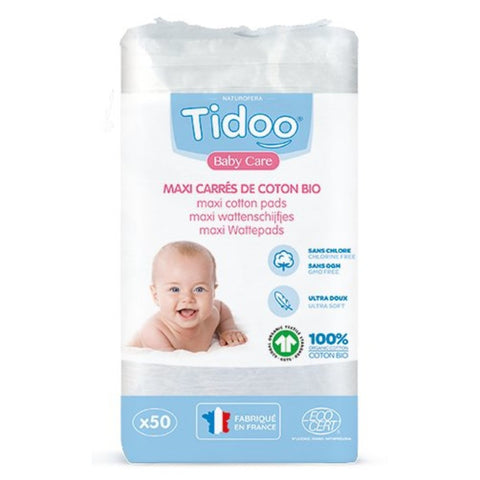 Tidoo - Organic Maxi Cotton Pads for Baby