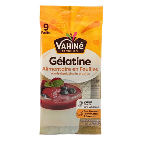 Vahine Gold Gelatine Sheets 