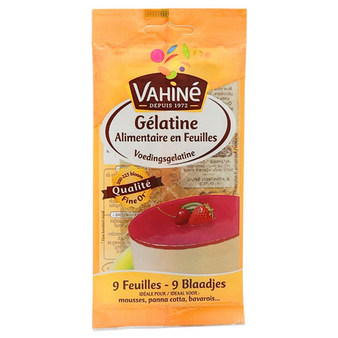 Vahine Gold Gelatine Sheets