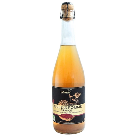 Vitamont French Organic Sparkling Apple Juice