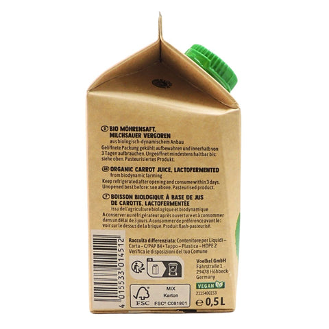 Voelkel - Organic & Demeter Lacto-Fermented Carrot Juice