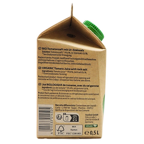 Voelkel - Organic & Demeter Tomato Juice