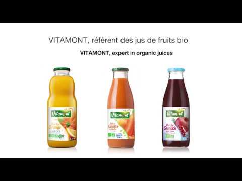 Vitamont - French Organic Sparkling White Grape Juice