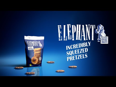 Elephant - Baked Squeezed Pretzels with Sea Salt